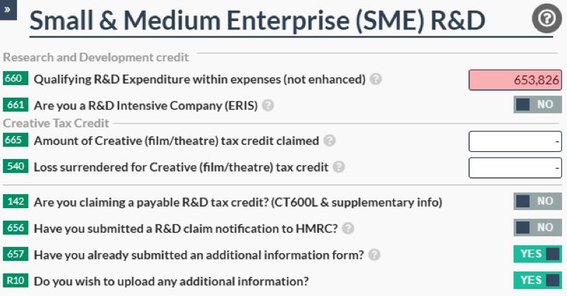 Easy Digital Tax and accounting information - R&D