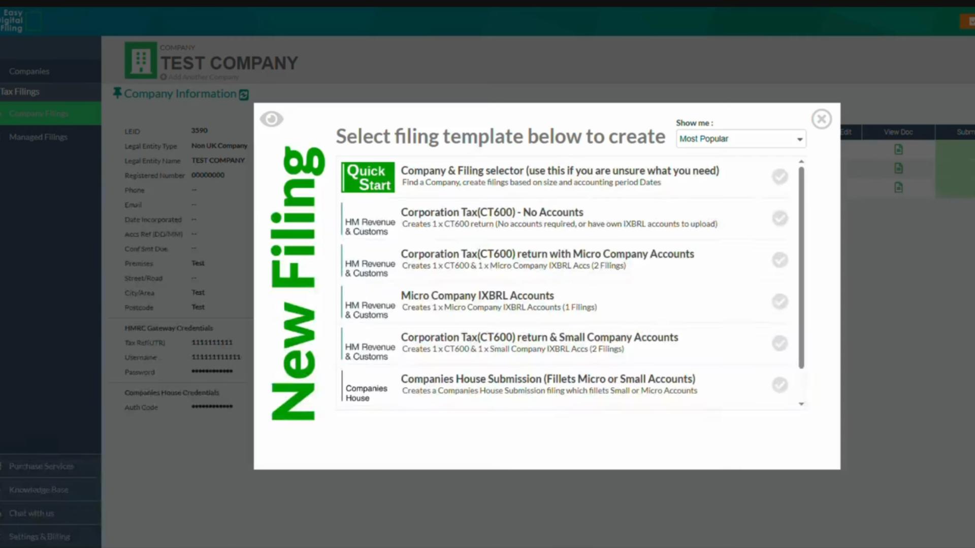 Easy Digital Tax and accounting information - CT600 property