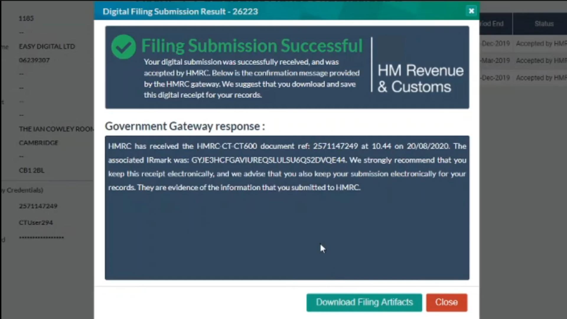 Easy Digital Tax and accounting information -  file online