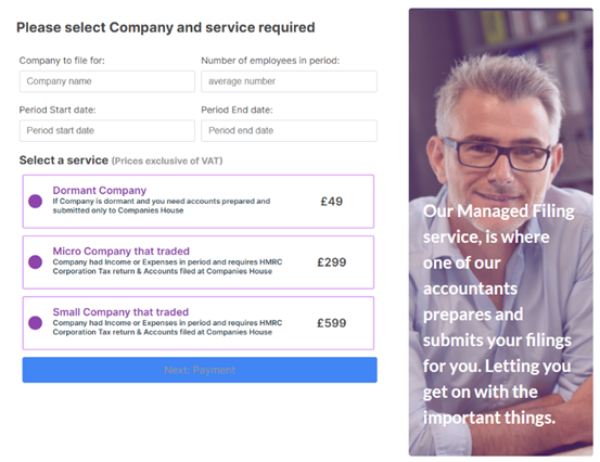 Easy Digital Tax and accounting information - accounts