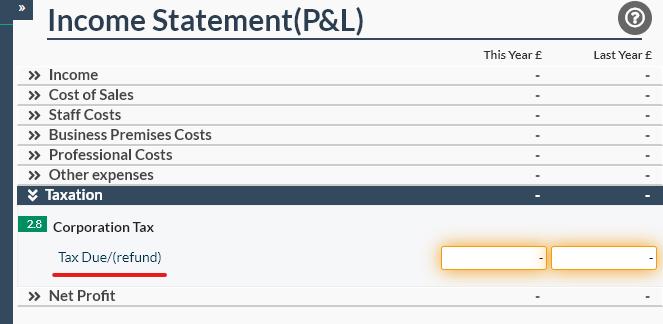 Easy Digital Tax and accounting information - end of year