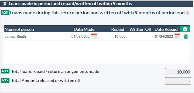 details of director or participant to claim tax back on a CT600 