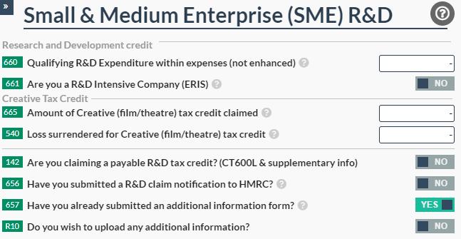 Easy Digital Tax and accounting information -  R&D