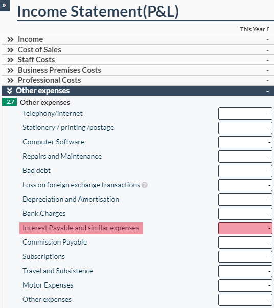 Easy Digital Tax and accounting information -  how to report loans