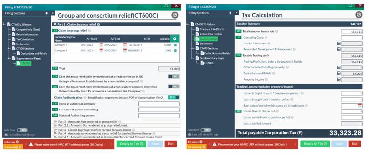Easy Digital Tax and accounting information - Group relief