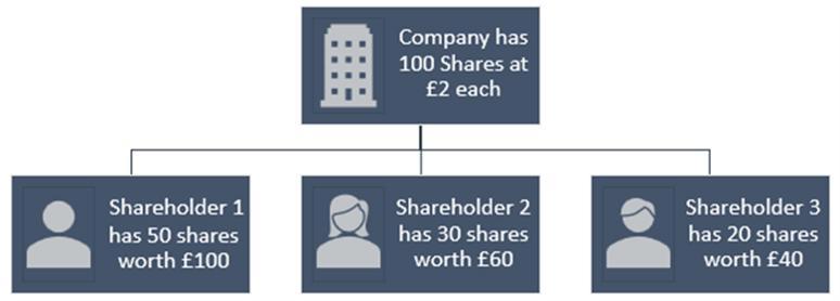 Easy Digital Filing - Example of Shareholder Structure