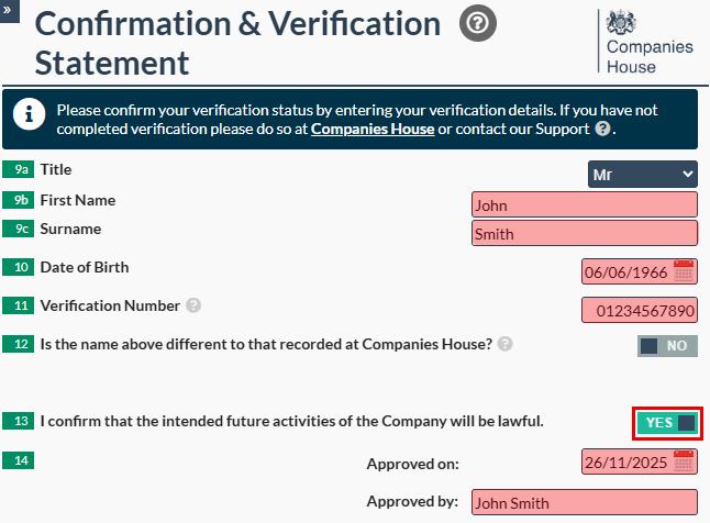 Easy Digital Tax and accounting information -  statement date