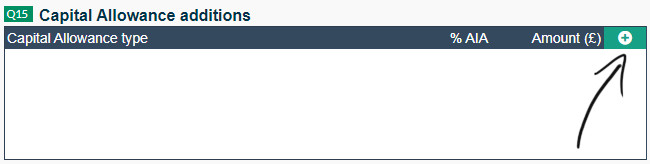 claim capital allowance