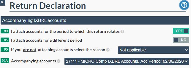 CT600 Box 80 attach IXBRL Company accounts